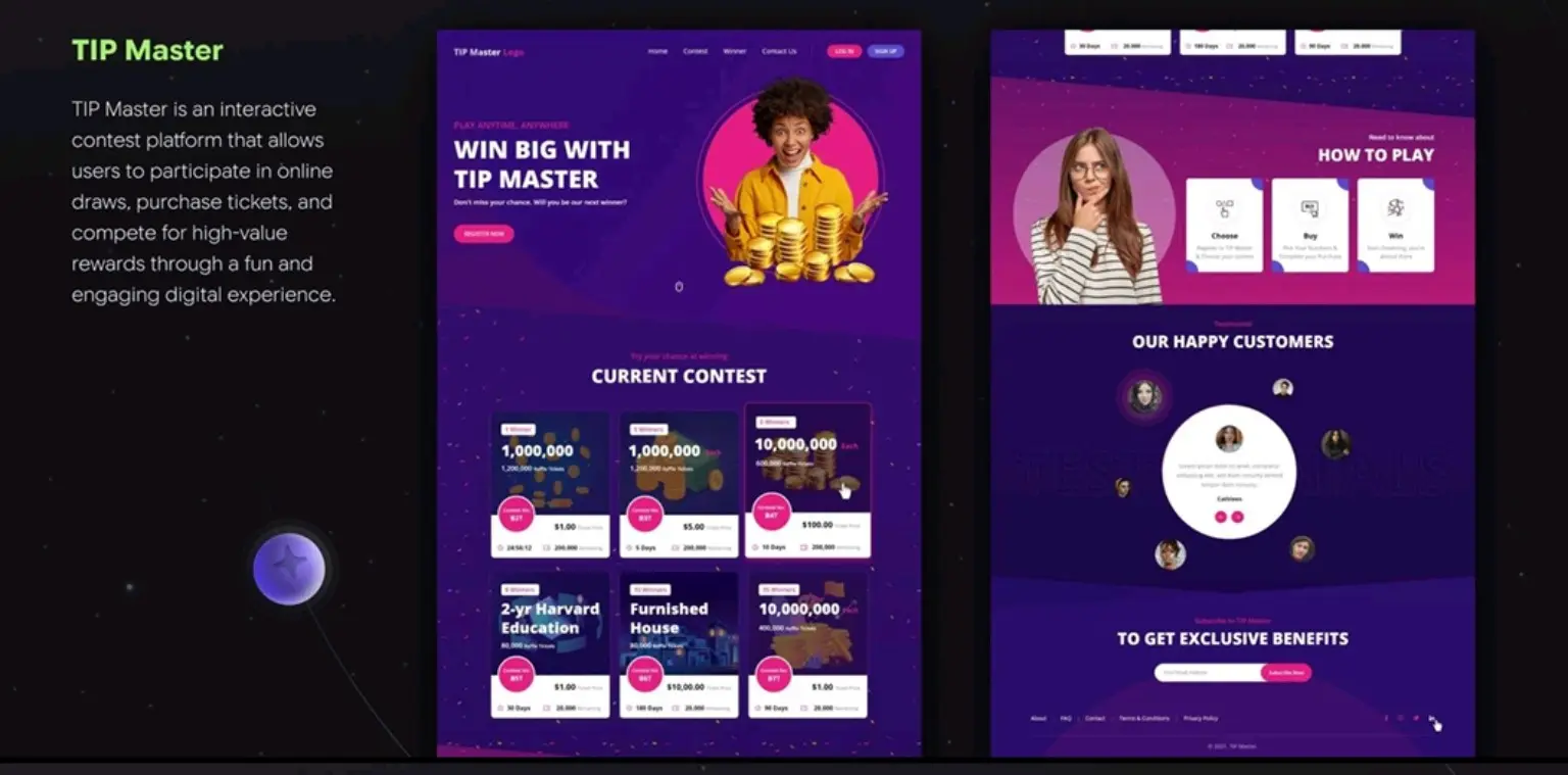 TIP Master website design